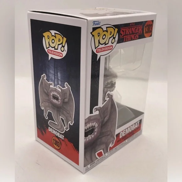 Stranger Things Funko Pop Demobat #1303 Netflix Vinyl Figure Bobblehead - Picture 2 of 5